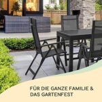 Homeoutfit24 Sylt Gartenstuhlauflagen Hochlehner,Made in Europe, Gartenstühle Sitzauflagen, Gartenstuhlauflagen, Sitzkissen, Polsterauflagen UV-Beständig, Sitzkissen, Hochlehner Auflagen – Bild 6