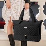 ETRONIK Reisetasche für Frauen, Gym Duffel Bag mit USB-Ladeanschluss, Weekender Overnight Bag mit Nassfach und Schuhfach für Frauen Travel Gym täglichen Gebrauch – Bild 7