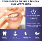 MySmile Zahnaufhellungsstreifen - 28 Whitening Strips zur Zahnaufhellung- Peroxid frei teeth whitening-Sicher für den Zahnschmelz - 14 Sitzungen teeth whitening strips – Bild 3