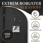 Bruce.® Optimierte Materialstärke von 120 GSM I Hochwertige Kleiderhülle für Anzug und Kleid I Atmungsaktive Anzugtasche für Reisen – Bild 4