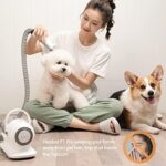 Neakasa von Neabot P1 Pro Hundeschermaschine mit Tierhaar Staubsauger, Haustierpflegeset, leise Schermaschine Hund Katze Tierhaarschneidemaschine, Tierhaarentferner mit 5 bewährten Pflegewerkzeugen – Bild 5