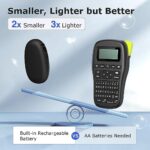 SUPVAN Etikettendrucker, Mini Bluetooth E10 Selbstklebendes Etikettiergerät - Tragbarer Labeldrucker Mini Label Printer mit iOS Android,Für Zuhause, Büro – Bild 2
