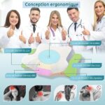 DONAMA Orthopädisches Kissen Ergonomisches Nackenstützkissen aus Memory Foam & Nackenkissen für optimale Unterstützung Kopfkissen für Seiten Rücken &Bauchschläfer – Bild 2