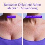 Antifalten Dekolleté Pads - Anti-Aging Hautstraffung &Feuchtigkeitsspendende Faltenvorbeugung - Hautverträgliche Silikon-Pflegepads - Wiederverwendbar über Nacht für Glatteres Haut – Bild 2