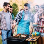 SPGOOD BBQ Grillmatte, Antihaft Teflon Grillmatten Grillplatte Gasgrill, Backpapier Wiederverwendbar,für Holzkohlegrill, Elektronischen Grill, Backofen, PFOA-Frei – Bild 7