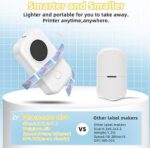 Phomemo D30 Mini Beschriftungsgerät Selbstklebend Bluetooth Etikettiergerät selbstklebend Etikettendrucker Labeldrucker,Geeignet für Zuhause,Schule,Büro,Label maker für Smartphones und Tablets – Bild 7