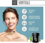 Unnis® Natürliche Kokosnuss Aktivkohle Pulver Zahnaufhellung für Weisse Zähne Bleaching Aktivkohle Zahnpasta Activated Charcoal powder Teeth Whitening – Bild 5