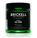 Brickell Men‘s Renewing Face Scrub - Natürliches und organisches Gesichtspeeling für Männer - Porentiefe Gesichtsreinigung mit Jojoba Perlen, Kaffee-Extrakt und Bimsstein