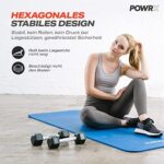 POWRX Hexagon Kurzhanteln gummiert | Hantel-Set – Bild 7