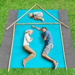 ISOPHO Picknickdecke Stranddecke Wasserdicht, Strandmatte 4 Befestigung Ecken Stranddecke Sandfrei/Picknick für den Strand, Campen, Wandern und Ausflüge – Bild 5
