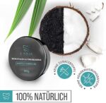 Unnis® Natürliche Kokosnuss Aktivkohle Pulver Zahnaufhellung für Weisse Zähne Bleaching Aktivkohle Zahnpasta Activated Charcoal powder Teeth Whitening – Bild 6