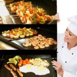 EXTSUD BBQ Grillmatte,5er Set Antihaft Grillmatten Teflon BBQ Grill  Grillplatte Gasgrill,Dick 0.25mm Grillfolie Wiederverwendbare Backpapier PFOA-Frei über Kohle,Gas und Weber Style Grills – Bild 7