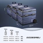 BODEGAEU Kompressor Kühlbox, Auto Kühlschrank Mit WIFI-APP-Steuerung USB-Anschluss, 12/24 V und 100-240 V Elektrische Kühlbox bis -20 °C für Auto, Lkw, Boot, Reisemobil,Camping – Bild 5