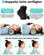 Nacken-und Schulter-Relaxer,tragbares zervikales Traktionsgerät,Nackendehner,Nackenhaltungskorrektur,Chiropraktik-Kissen zur Linderung von Kiefergelenksschmerzen – Bild 4