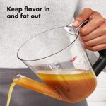 OXO Good Grips grosse Fett-Trennkanne,– spülmaschinenfeste Sossenkanne für Bratensaft und mehr – Bild 4