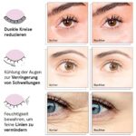 Grace &Stella - Augenpads Gegen Augenringe, Eye Pads Reduzieren Dunkle Augenringe, Augenpads Gegen Tränensäcke und Falten, Kühlende und Erfrischende Augen Pads Masken, Gel-Eyepads – Bild 3