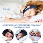 Anti Schnarchen Kinnriemen, Anti Snoring Chin Strap, Antischnarch Band, Schnarchstopper Anti Schnarchen, Schnarchlösung, Für Schnarchen, Reduktion Snore Relief Kinnriemen – Bild 6