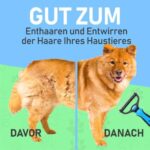 Maxpower Planet hundebürste - katzenbürste langhaar - unterwolle bürste hund - hunde kamm fellbürste - Haustierpflege fellbürste katzen - Beseitigt Tierhaarentferner katzenbürsten – Bild 7