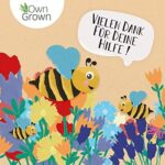 Premium Blumenmischung für Bienen und Schmetterlinge - 100g Blumensamen von OwnGrown – Bild 2