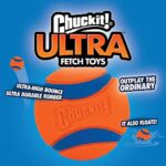 Chuckit – Ultra Ball Medium – 1 Jagdball für Hunde – Robuster und vielseitiger Ball – Ball der auf der Wasseroberfläche schwimmt – Kompatibel mit Chuckit Launchern – Bild 3