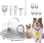 Neakasa von Neabot P1 Pro Hundeschermaschine mit Tierhaar Staubsauger, Haustierpflegeset, leise Schermaschine Hund Katze Tierhaarschneidemaschine, Tierhaarentferner mit 5 bewährten Pflegewerkzeugen
