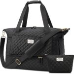 ETRONIK Reisetasche für Frauen, Gym Duffel Bag mit USB-Ladeanschluss, Weekender Overnight Bag mit Nassfach und Schuhfach für Frauen Travel Gym täglichen Gebrauch