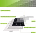 Topsolar Solarpanel Set – Monokristallines Solarmodul für Wohnmobil & Boot, inkl. Solar-Laderegler, hoher Wirkungsgrad