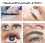 Lucoss Wimpernlifting Set, Wimpernlifting-Kit mit schwarzer FärbungPermanentes Wimpern- und Augenbrauenlifting-Kit,Wimpernverlängerung Lift-Kit für den Home Salon – Bild 3