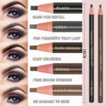 Waterproof Eyebrows Pencil Tattoo Makeup And Microblading Supplies Kit-Permanent Eye Brow Liners In 5 Colors Waterproof Eyebrow Pencils Peel – Bild 7