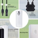 Topsolar Solarpanel Set – Monokristallines Solarmodul für Wohnmobil & Boot, inkl. Solar-Laderegler, hoher Wirkungsgrad