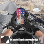 COFIT Motorradhandschuhe für Damen & Herren, atmungsaktiv mit Hartknöchelschutz & Touchscreen für BMX, ATV, MTB & Radfahren – Bild 2