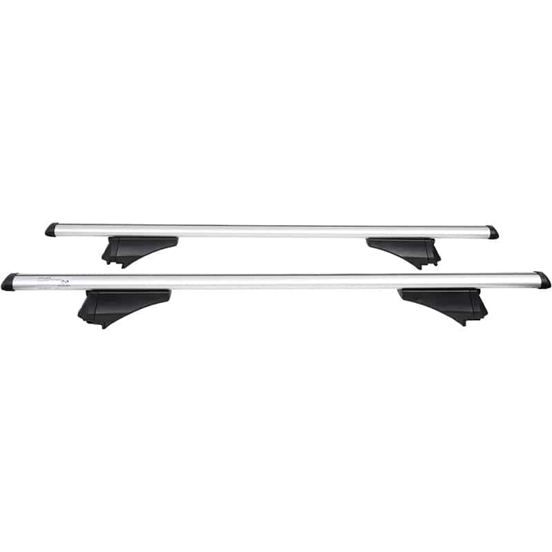 Fischer Relingträger FISCHER Relingträger TopLine XL, für Fahrradträger, Dachboxen oder als Skihalter, für offene Dachrelinge, Tragkraft 90 kg, vormontiert, inklusive Schloss – Bild 1