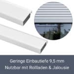 Juskys Fliegengitter mit Alu-Rahmen  — Insektenschutz & Mückenschutz für Fenster zum Einhängen — Fliegenschutzgitter UV-beständig – Bild 5