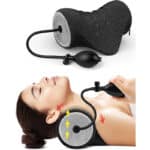 Nacken-und Schulter-Relaxer,tragbares zervikales Traktionsgerät,Nackendehner,Nackenhaltungskorrektur,Chiropraktik-Kissen zur Linderung von Kiefergelenksschmerzen