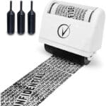 Datenschutz Rollstempel - Identitätsdiebstahlschutz-Rollenstempel - Rollstempel Datenschutz und Camouflage für Vertrauliche ID - + Gratis E-Book - Blackout Sicherheit