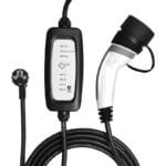 EVIEUN Typ 2 EV Ladegerät 7m, Tragbar, 3.6KW, 6-16A, Schnellladung für Zuhause