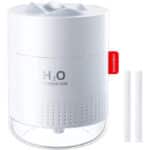 Luftbefeuchter Schlafzimmer, Vintoney 500ML USB Raumbefeuchter Humidifier Kinderzimmer Pflanzen Humidifiers Luftfeuchter Air Ultraschall Leise Tragbarer Mini für Haus Yoga Büro+2 Filter