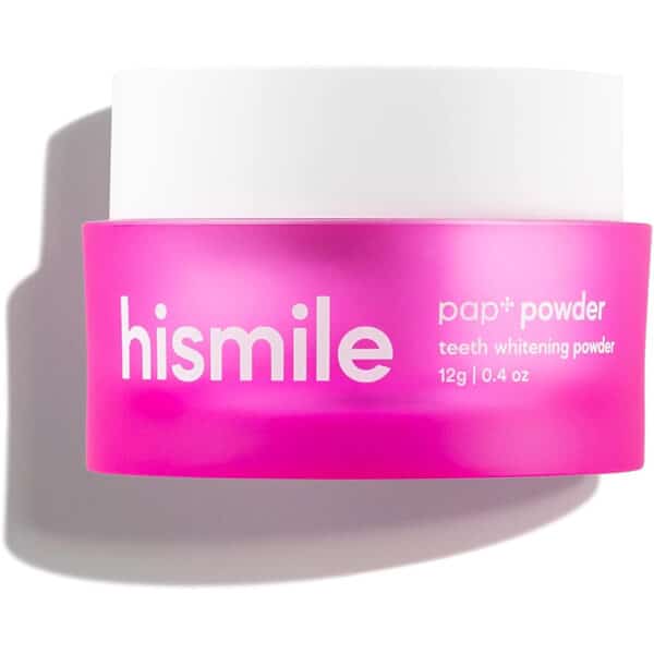 Hismile PAP+ Zahnaufhellungspulver | Zahnschmelzschonende Aufhellung | Aktive aufhellende Inhaltsstoffe | Aktive Zahnaufhellung | Zahnpulver für empfindliche Zähne | Fortgeschrittene Fleckenentfernung