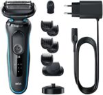 Braun Series 5 Rasierer Herren mit EasyClick Aufsatz, Elektrorasierer & Barttrimmer, Ladestation, EasyClean, Wet & Dry, wiederaufladbar & kabellos, Geschenk Mann – Bild 5
