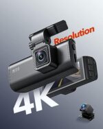 REDTIGER F7N 4K Dashcams mit WiFi GPS Front 4K/2.5K und hinten 1080P Dual Dash 3.18" Display Kamera für Autos, 170° Weitwinkel Dashboard Recorder, Parking Monitor, Support 256GB Max – Bild 2