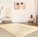 Paco Home Waschbarer Teppich Wohnzimmer Schlafzimmer Kurzflor rutschfest Flauschig Weich Moderne Einfarbige Muster – Bild 2