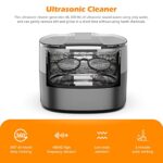 Ultraschallreinigungsgerät Ultraschallreiniger Ultraschallgerät KECOOLKE Sonic Cleaner mit digitalem Timer für Brillen, Ringe, Münzen, Fingerringe, Geld, Zahnersatz – Bild 2