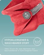trtl Travel Pillow Korall | Nackenkissen für Flugzeug & Auto | Ergonomisches Reisekissen | Einzigartiges Stützsystem | Waschmaschinenfest – Bild 6