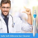 Chimoo Ohrenschmalz Entferner,19 Stück Ohrenreiniger Q Grips Ohrenreiniger Ohrenschmalz Entferner 360° Spirale Silikon Ohrreiniger Ohrenschmalz Entferner Sauger mit 16 Ersatzköpfe Cleaner Ear Cleaner – Bild 6