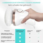Cellulite massagegerät anti cellulite Handmassagegeräte-lymphdrainage gerät mit 3 waschbaren Pads-cellulite massagegerät elektrisch für Bauch/Bein/Arme – Bild 6