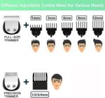 Brightup Barttrimmer Herren - Bartpflegeset mit Haarschneidemaschinen, Haartrimmer, elektrischem Rasierer - IPX7 wasserdicht für Schnurrbart, Gesicht, Nase, Ohren, Körper und Intimbereich – Bild 6
