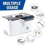 LifeBasis Ultraschallreiniger - Ultraschallreinigungsgerät 600ml Digitaler Ultraschallreiniger Ultraschallgerät 42KHz Ultraschall Gerät für Reinigung von Brille Schmuck Uhren MEHRWEG – Bild 5