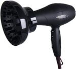Hairizone Universal Haar Diffusor Anpassungsfähig für Schlag Trockner mit Düse D = 1,7"-2,6" für lockiges oder welliges Haar Styling, Trocken und Gain Maximales Volumen ohne Frizz – Bild 5