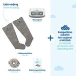 Venen Engel ® 4 Beinmassagegerät mit Beinmanschetten aus 4 Luftkammern – Venen Massagegerät für eine angenehme Gleitwellenmassage an den Beinen – Druck & Zeit unkompliziert einstellbar – Bild 6