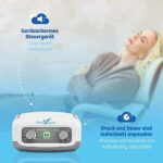 Venen Engel ® 4 Beinmassagegerät mit Beinmanschetten aus 4 Luftkammern – Venen Massagegerät für eine angenehme Gleitwellenmassage an den Beinen – Druck & Zeit unkompliziert einstellbar – Bild 4